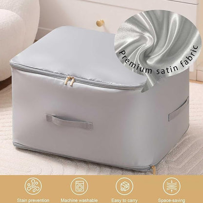 Ultra Space Saving Self Compression Organizer, 2025 New 3-Layer Zipper Large - Image 4