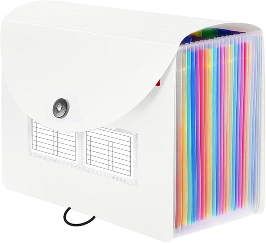 Sooez 24 Pockets Expanding File Folder by Sooez
