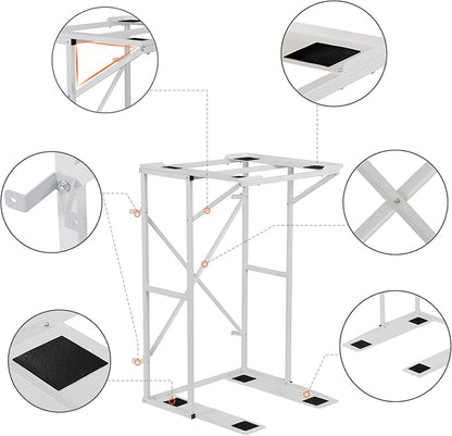 Universal Washer Dryer Stacking Rack Stand Heavy-Duty Carbon Steel, Premium - Image 8