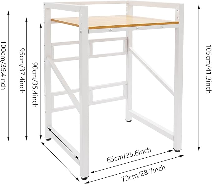Washer Dryer Stacking Rack Stand, Heavy Duty Washing Machine Shelf - Image 3