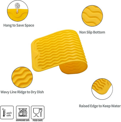 Silicone Dish Drying Mat for Multiple Usage, Easy clean, Eco-friendly, - Image 3