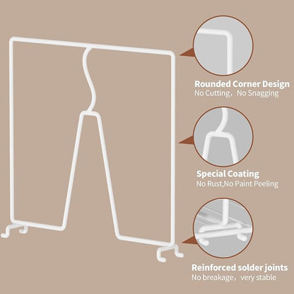 Wire Shelf Dividers for Closet: Tall 8 Pack 12-Inch Deep Adjustable Organizer - Image 7