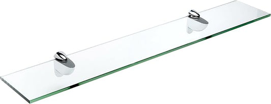 Spancraft Glass H-8x36-Chrome Heron Glass Shelf by Spancraft