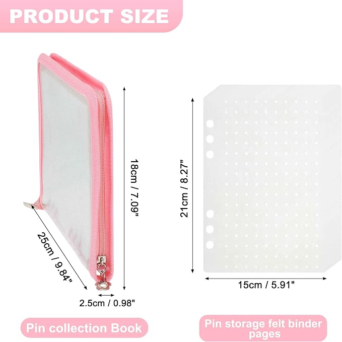 CAPASTEC Pin Bag, Portable Pin Display Book, Brooches Storage - Image 6