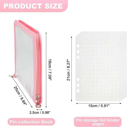 CAPASTEC Pin Bag, Portable Pin Display Book, Brooches Storage - Image 6