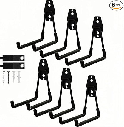 6 Pack Garage Hooks Heavy Duty by Unknown