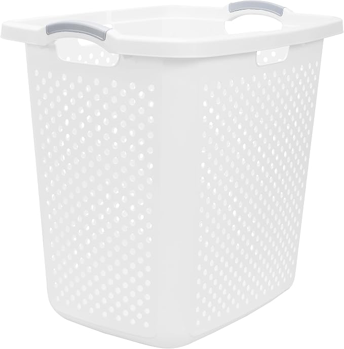 2.5 Bushel Plastic Dirty Laundry Basket, - Image 3