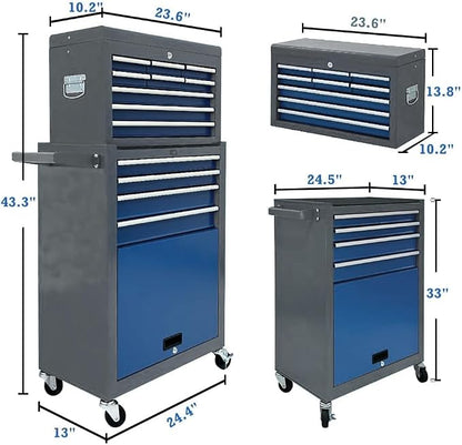 13-Drawer Rolling Tool Chest, Toolbox - Image 3