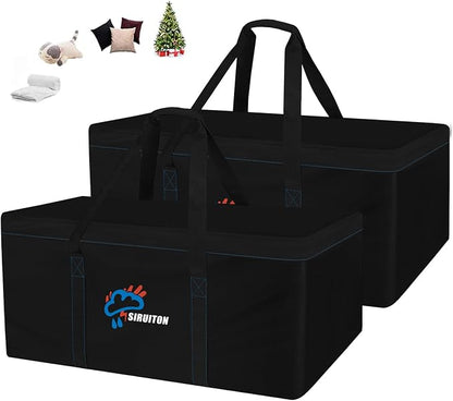 SIRUITON 2Pack 69”L x 29.5”W x 21.6”H-2P, Outdoor Cushion Storage Bag, Patio by SIRUITON