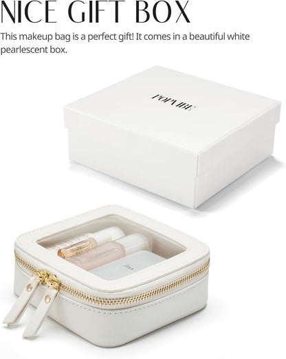 Popvibe Clear Makeup Bag Travel Cosmetic Case Transparent Toiletry Bag - Image 6