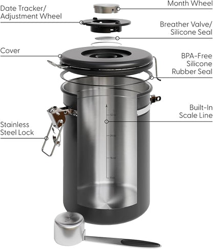 Veken Large Coffee Canister - Image 5