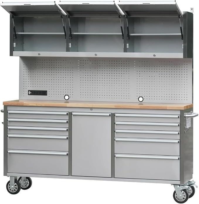 72 inch Stainless Steel Tool Chest by AnorTrek