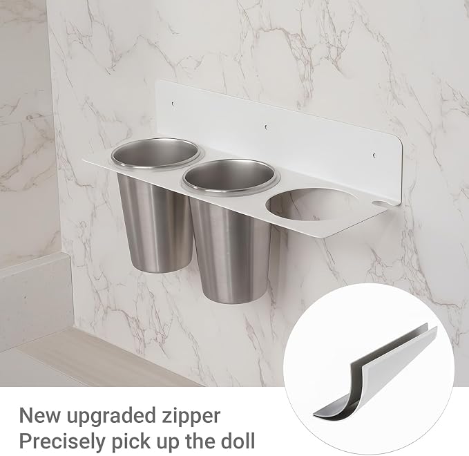 Hair Tool Organizer Wall Mount, Stainless Steel Hair Tool Holder - Image 5