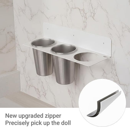 Hair Tool Organizer Wall Mount, Stainless Steel Hair Tool Holder - Image 5