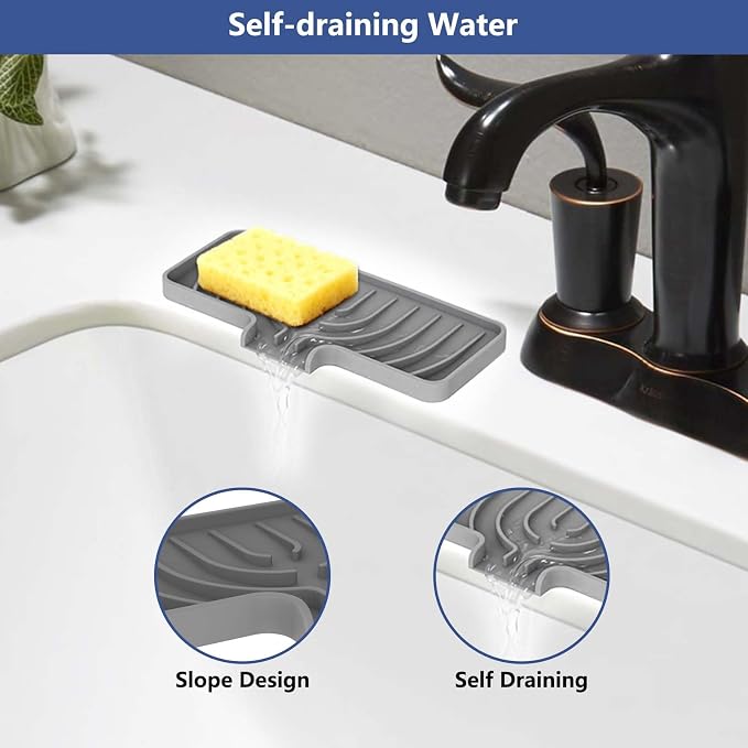 Silicone Sponge Holder for Kitchen Sink - Image 5