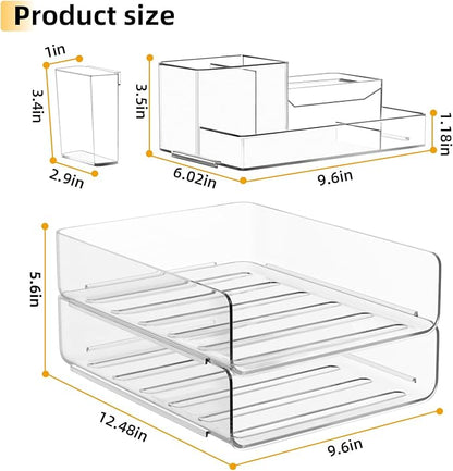 YKLSLH Paper Organizer Letter Tray - Image 3