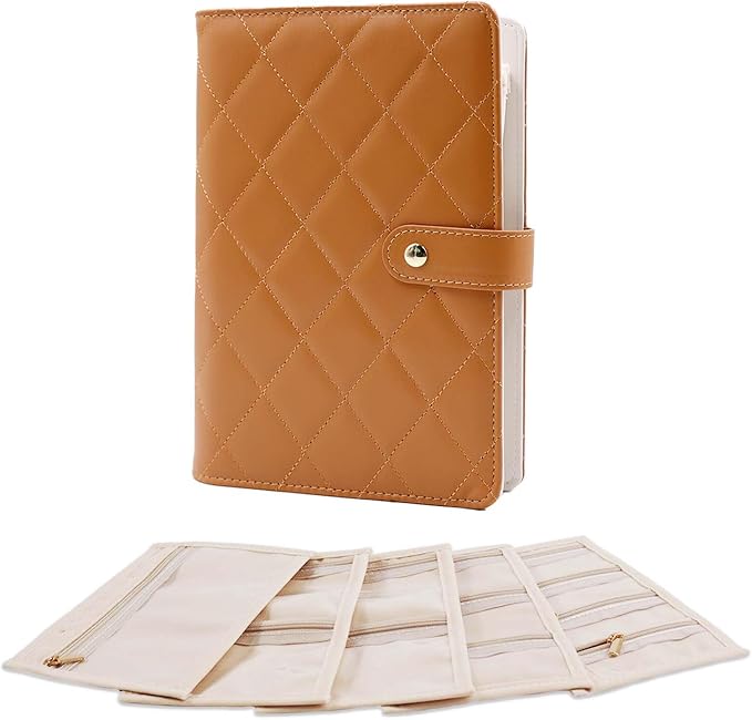 Travel Jewelry Organizer Case ， Portable Jewelry Organizers Storage Book by Sbrinnaliao