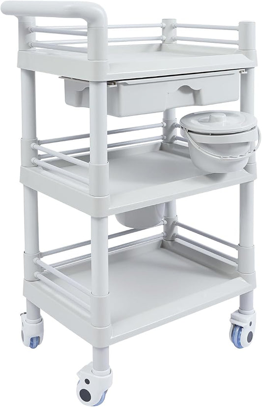 Medical Mobile Trolley Cart, Salon Storage Cart Movable Organizer Rolling by Unknown