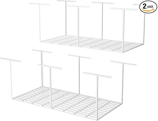 SunsGrove 4x8 Garage Storage Overhead Rack Organization, Adjustable Ceiling by SunsGrove