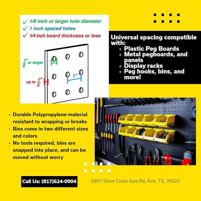 WallPeg Pegboard Bins - Image 9
