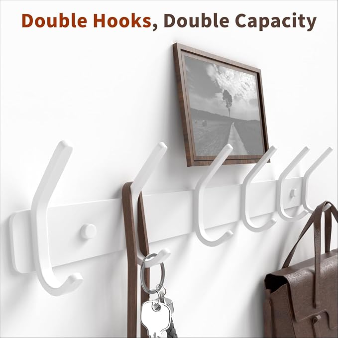 Coat Rack Wall Mount Hooks - Image 4