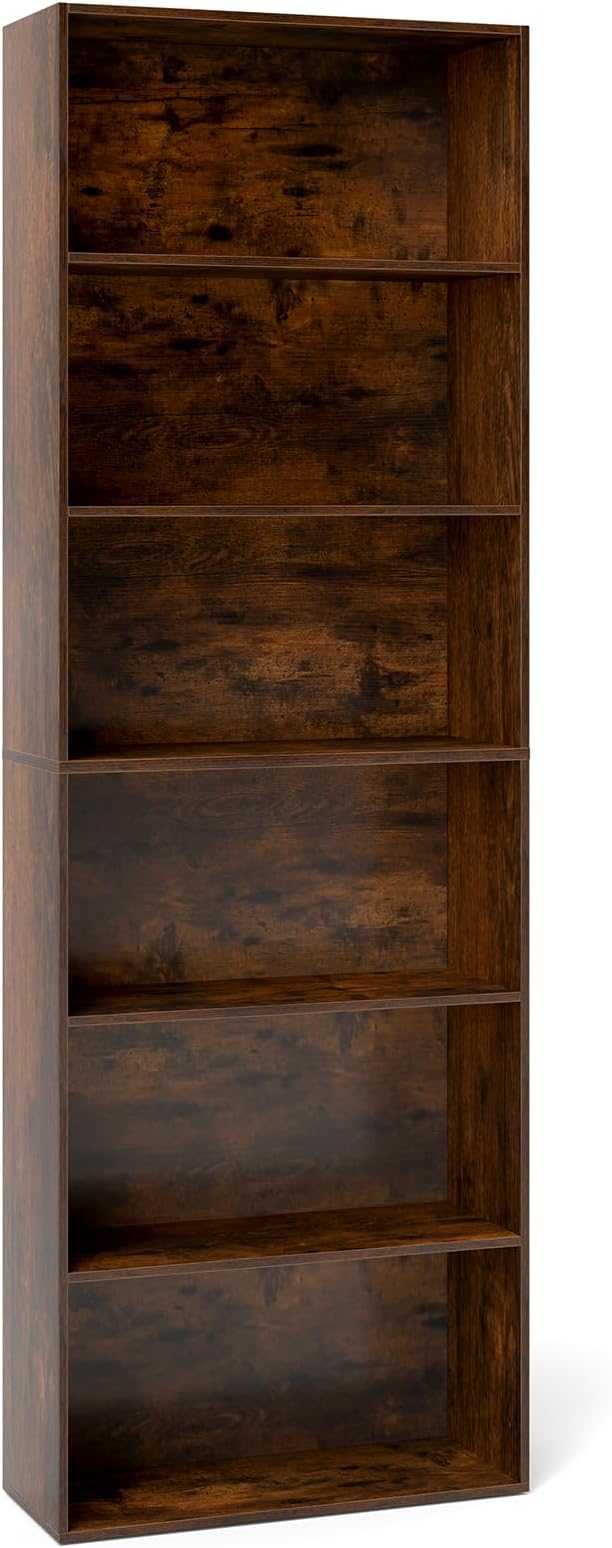 Tangkula 6-Tier Bookcase, 70” Tall Freestanding Bookshelf - Image 9