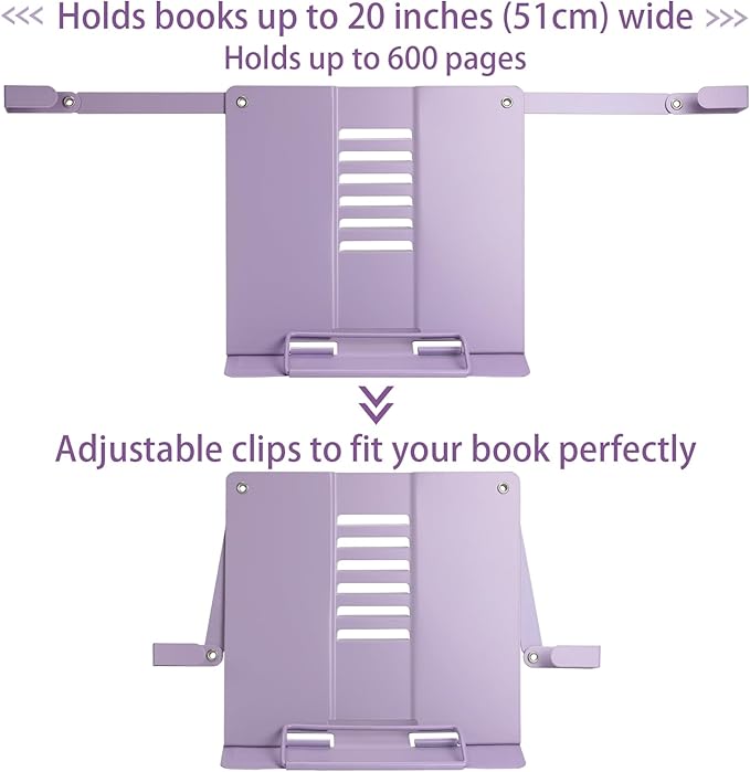 Metal Desk Book Stand for Reading - Image 4