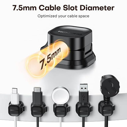 6Pack Cord Organizer, Adhesive Cable Clips - Image 5