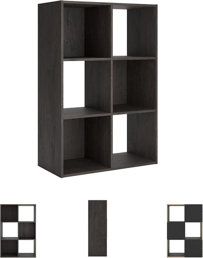 Signature Design by Ashley Piperton 6 Cube Storage Organizer or Bookcase - Image 5