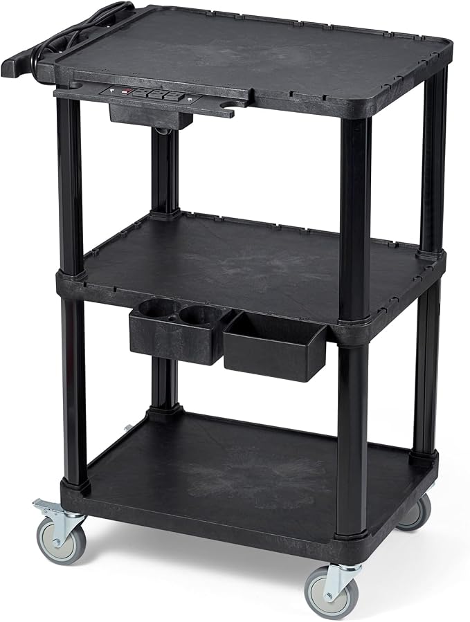 ELAFROS Heavy Duty 3-Tier AV Cart by ELAFROS