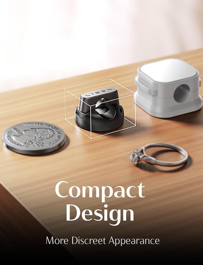 8 Pack Charging Cord Organizer LISEN Magnetic Charging Cord Holder, Easy Open - Image 6
