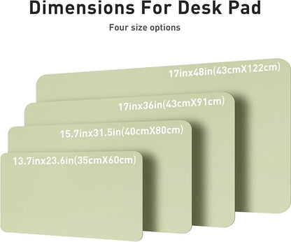 Aothia Leather Desk Pad Protector, Large Mouse Pad, Office Desk Mat, Non-Slip - Image 4