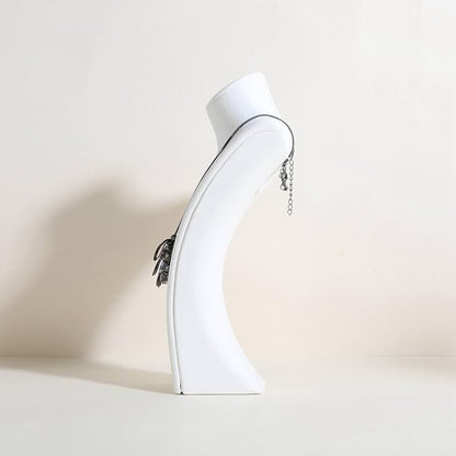 GemeShou White necklace storage organizer - Image 5