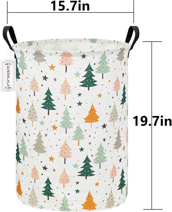 QUEENLALA Large Storage Basket, Laundry Hamper/Bathroom/Home Decor/Collapsible - Image 2