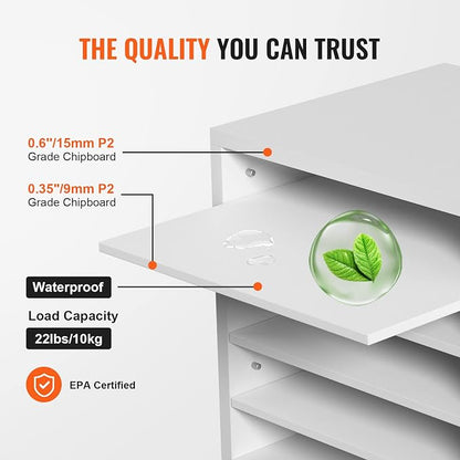 VEVOR Literature Organizers, 5 Compartments Office Mailbox - Image 3