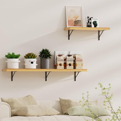 4 Pack L18 x H 12" Black Heavy Duty Shelf Brackets - Image 5