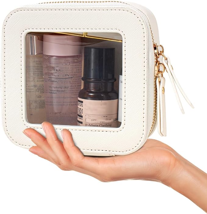 Travel Clear Makeup Bag Set, TSA Approved Cosmetic Bag Case - Image 7