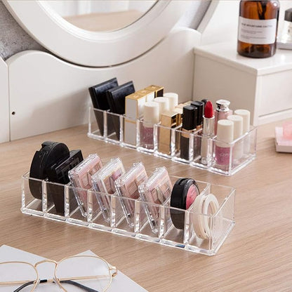 Weiai Clear Acrylic Compact Organizer, Blushes Highlighters Eyeshadow Powder - Image 6