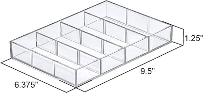 Amazing Abby - Soleil - Acrylic 4-Compartment Sunglass Organizer, Plastic - Image 4