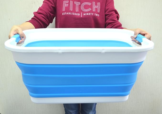 SAMMART 41L Collapsible Plastic Laundry Basket - Image 7