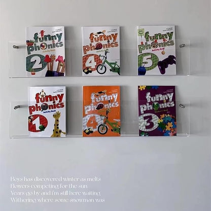 ROYALITA 2-Pack Acrylic Magazine Holder Brochure Holder, Fashion Hanging - Image 6
