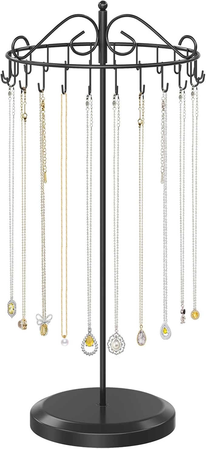 iDavosic.ly Rotating Necklace Holder Organizer by iDavosicly