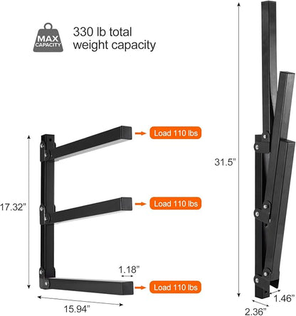 Ultrawall Wall Mount Wood Organizer and Lumber Storage Metal Rack - Image 2