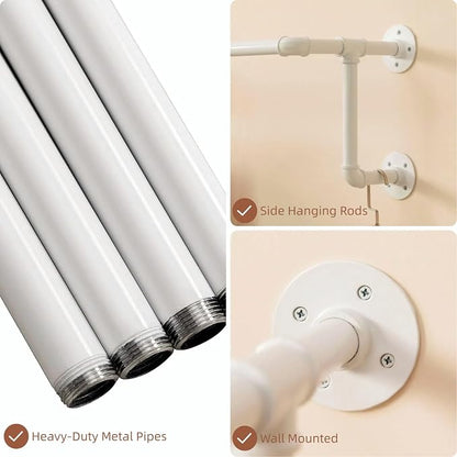 Clothes Racks, Industrial Pipe Clothing Racks - Image 5