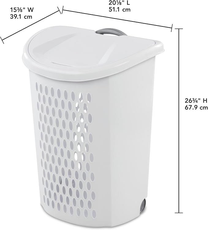 Wheeled Laundry Basket - Image 2