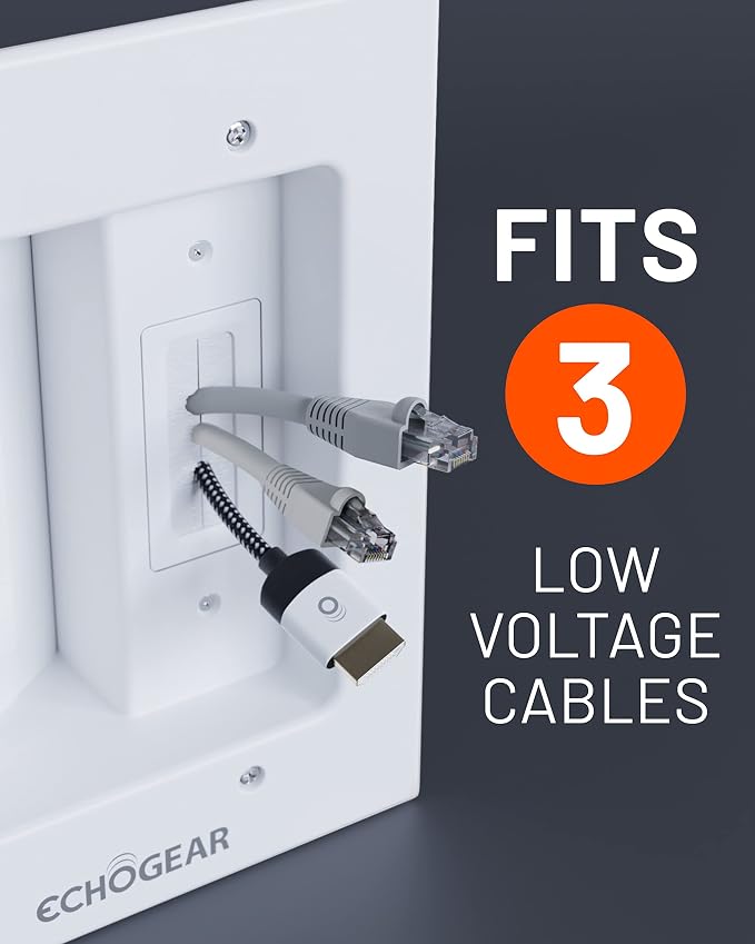 ECHOGEAR TV Cord Hider for Wall Mounted TV - Image 4