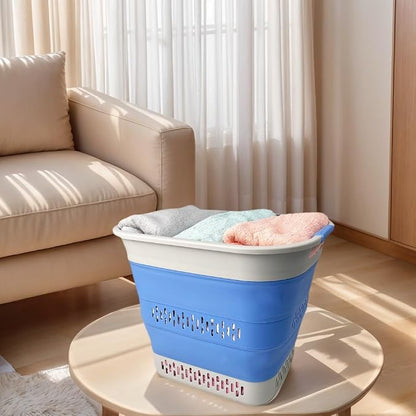 SAMMART 40L Collapsible Plastic Laundry Basket - Image 3