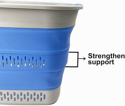 SAMMART 40L Collapsible Plastic Laundry Basket - Image 5