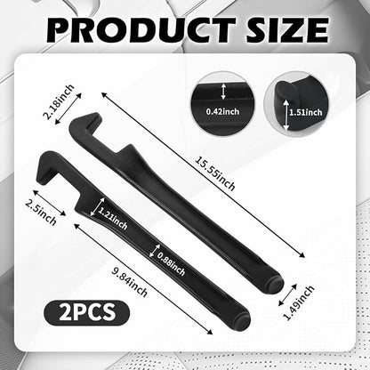 2PCS Car Seat Gap Filler Organizer, 3 in 1 Car Seat Side Gap Filler - Image 2