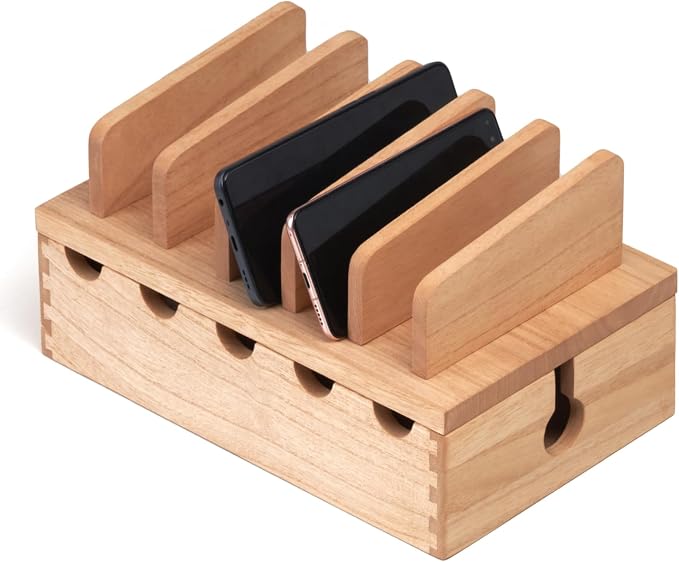 KIRIGEN Wood Charging Station Rack Organizer by KIRIGEN